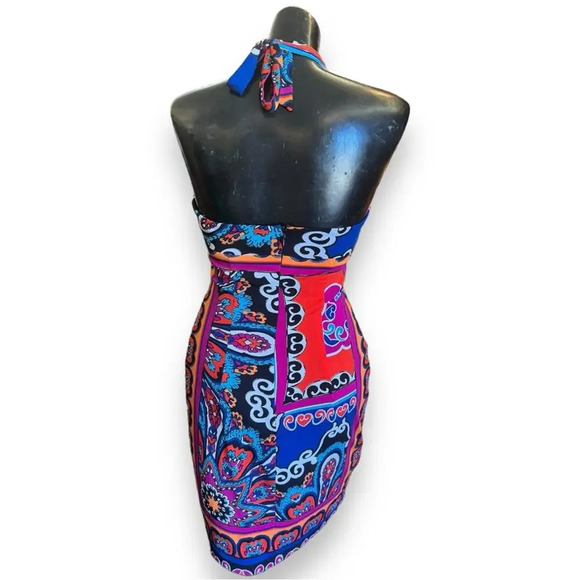 Cache Multicolor Abstract Boho Dress - Picture 5 of 7